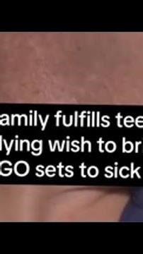 Family fulfills teen’s dying wish to bring LEGO sets to sick kids