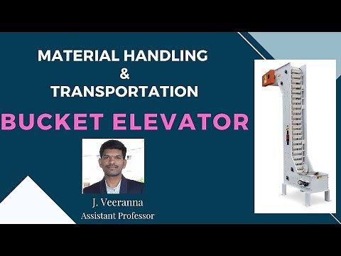 Bucket elevator working procedure