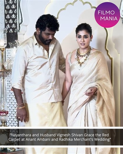 South Indian superstar Nayanthara, along with her husband Vignesh...
