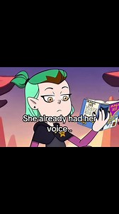 I was rewatching #theowlhouse and noticed this extremely depressing detail Amity’s very first lines have the exact same clipped formal tone and sharp enunciation as Odalia’s the rhythm of her speech is so similar that they almost sound the same ☹️ #amityblight #amityblightedit #theowlhouseedit #mommyissues