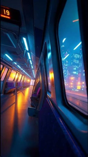 Futuristic Train Ride