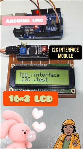 16×2 Lcd i2c interface module