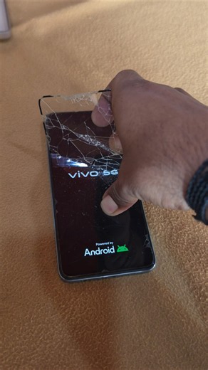 ​The HARDEST tempered glass removal ever! #vivoy295g #tempered glass #shorts