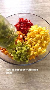 18K views · 208 reactions | How to cut your fruit salad small | Cecily's Natural | Facebook
