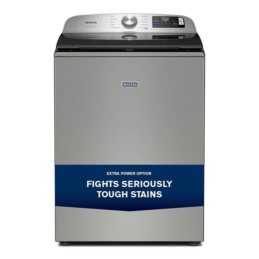 Reviews for Maytag 5.2 cu. ft. Top Load Washer in Classic Silver with Agitator, Extra Power Option and Smart Appliance | Pg 1 - The Home Depot