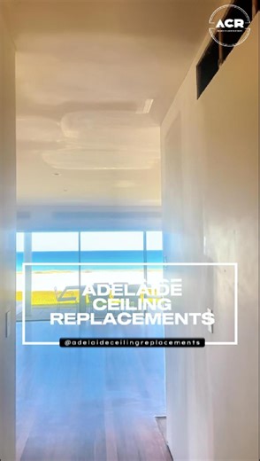 Adelaide Ceiling Replacements on Instagram: "Another big stage completed on this renovation 👏 • Large ceiling holes from air conditioning works patched and made good • Significant number of downlight and electrical penetrations repaired • Internal wall removed • Dropped ceiling framed and finished • Door deleted and opening closed • Full garage ceiling replacement completed • Complex window reveals completed That’s everything we can complete for now, with more works scheduled as this ren