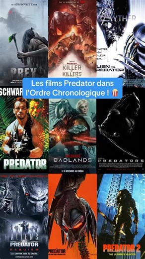 1.8K views · 91 reactions | Les films Predator dans l’ordre chronologique ! #predator #predatorbadlands #alien | Ayther2 | Facebook