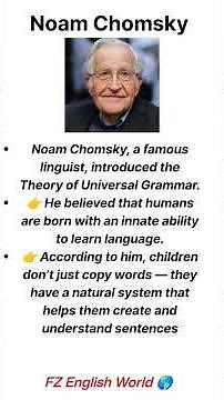 what's Universal Grammar ❓ Theory of Universal Grammar ❓ #english #easyenglisheveryday