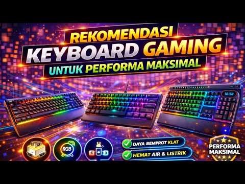 MAIN GAME JADI MAKSIMAL!!! REKOMENDASI KEYBOARD GAMING TERBAIK DENGAN HARGA TERJANGKAU