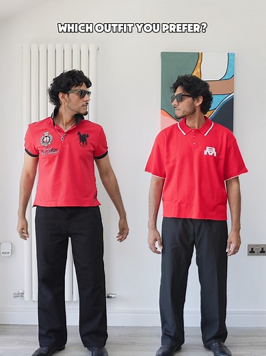 2 Outfits Over £550 Difference #outfits #outfitidea #poloshirt #outfit | Polo Shirts Outfits
