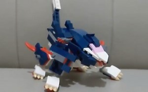 【砌砖小哥】乐高MOC教程（包教包会）-- 31088套装改《机兽新世纪ZOIDS》