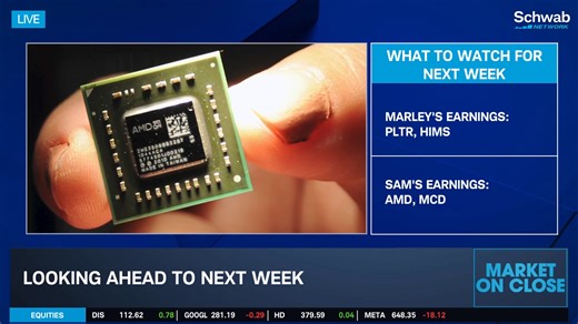 4K views · 49 reactions | Over 100 companies are expected to report quarterly earnings next week. • Here are the earnings on Marley Kayden's radar: Palantir (PLTR) and Hims & Hers Health (HIMS) • And on Sam Vadas' radar: Advanced Micro Devices (AMD) and McDonald's (MCD) For more market news, tune into: SchwabNetwork.com/?CID=SM:Facebook:Organic:2025-10-31 | Schwab Network | Facebook