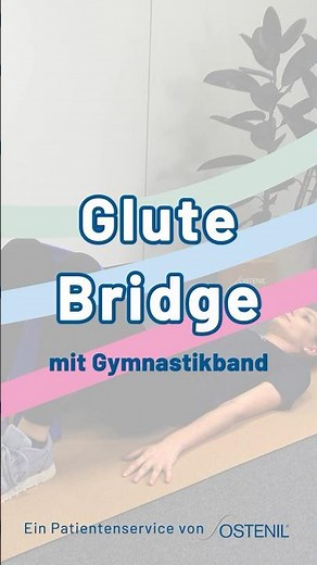 Glute Bridge mit Gymnastikband - Po & Hüfte stärken