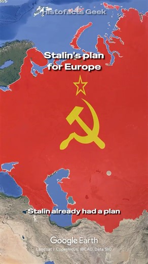 Stalin’s plan for Europe after WW2 #shorts #history #russia