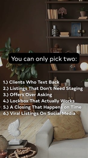You only get TWO! Real estate edition. Which ones are making your day a little better? 👇 Let’s hear it! | Century 21
