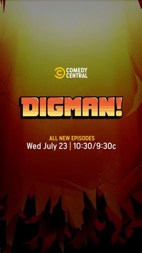 Digman on Instagram: "The crew is back. Season 2 of Digman! premieres July 23 with the iconic cast—and a brand-new lineup of all-star guest stars. Catch it Wednesdays at 10:30pm ET on Comedy Central starting July 23. #digman #comedycentral"