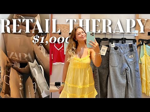$1,000 RETAIL THERAPY SHOPPING SPREE!! || Shopping vlog