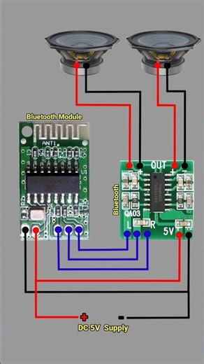 Bluetooth Module wiring #shorts #electronics #youtubeshorts