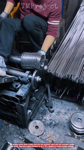 Innovative Wire Spiral Forming Machine : Best Uniform Coil Shaping Action