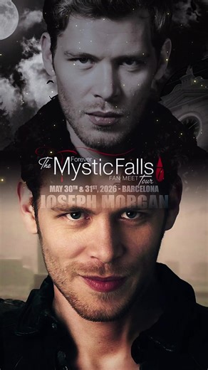 ✨Joseph Morgan Mystic Falls fan meet may 30 e 31 2026 a Barcellona 🥰 #josephmorgan #klausmikaelson #thevampirediaries #theoriginals #hybrid