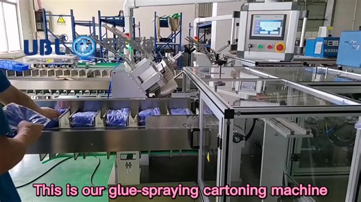 High Speed Fully Automatic Carton Box Packing Machine with Gluing Labeling &amp; Wrapping Functions for Food Commodity &amp; Soap