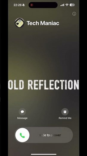 Old vs New Versions of REFLECTION Ringtone Incoming Call #Reflection #iOS #IncomingCall