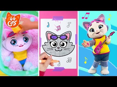 44 Cats Shorts Compilation | 💖🐱 Crafts, Games & Dance with Milady