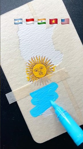 Flag map Drawing ✍️ part 6 | #flag #art