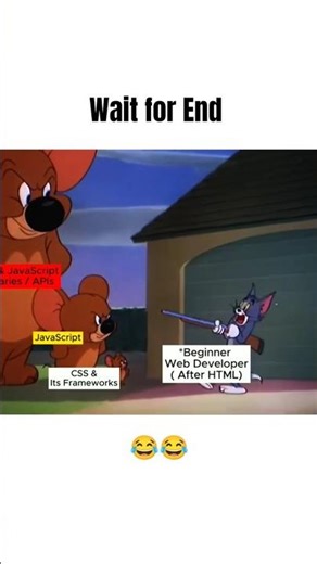 🥵Beginner web developer #html #css #javascript #funny #comedy #cartoon #shorts #memes #ytshorts