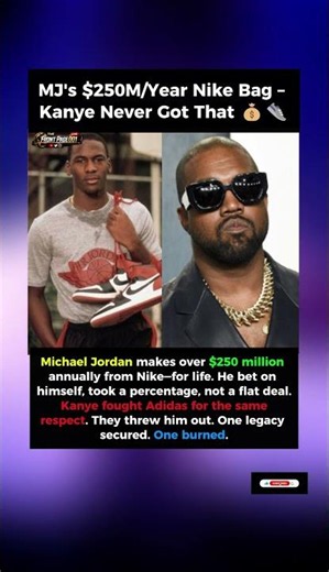 Michael Jordan Makes $250M/Year From Nike – Why Kanye West Never Got That Deal