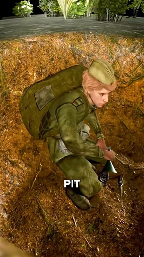 Art_of_war on Instagram: "Soviet soldier Buried himself under a pit and destroy enemy tank 😱😱😱 #3DAnimation #3DArt #3dModeling #filmclip #trending #viralreels #films #war #history"