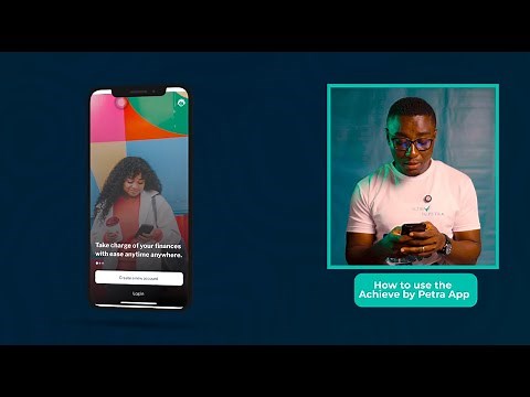 HOW TO USE THE ACHIEVE BY PETRA APP