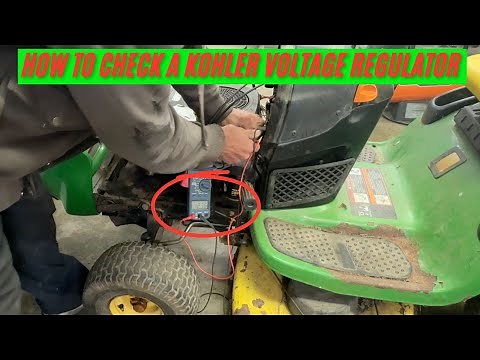 John Deere Not Charging? How to Test / Check Your Voltage Rectifier Regulator on your Kohler Engine