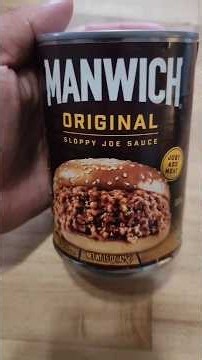 Trying Manwich for the first Time - EasyEats