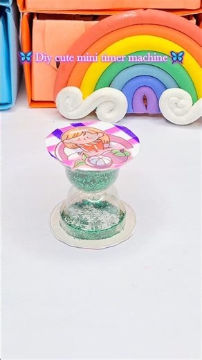 Diy cute mini time machine🦋💜✨️|| cute miniture crafts💜✨️# shorts # trending # viral @self creativity