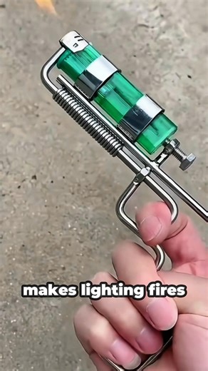 6.5K views · 44 reactions | The DIY "Lighter Gun": Save Your Fingers from Burns #lighter | Reels ideas | Facebook