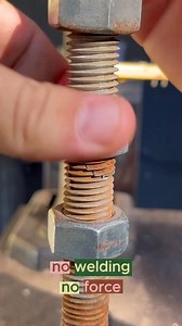 Amazing Trick to Join Threaded Rods — No Welding Needed A simple method that locks two rods like a single piece. #USA #ThreadedRodHack #ShopFix | Do It YourSelf