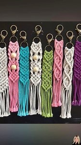 91K views · 990 reactions | DIY Macrame keychains #videoviralシ #diy #video @topfans Decoration | Home Decoration | Facebook