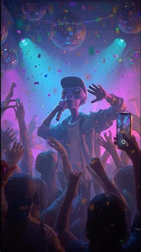 He Became a Popstar on Earth 🎤👽 | Alien Daily Life #AlienDailyLife #FunnyAliens