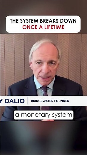 Ray Dalio Talks with CNBC's Squawk Box About How the System Breaks Down Once a Lifetime