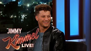 Patrick talks about attending a friend’s bachelor party in Nashville, making the switch from baseball to football, scoring a crazy basket as a kid, being nominated for two ESPY Awards, and an audience member reveals that he has a “Champ Stamp” tattoo with his face on it. | Jimmy Kimmel Live