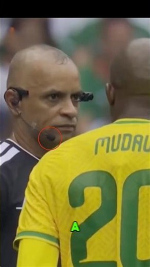 A World Cup referee pausing a match for ads That is insane🥶