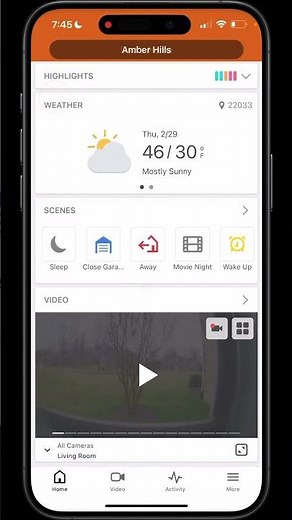 How to link multiple systems in Alarm.com app and instantly switch between them! #howto #smartphone