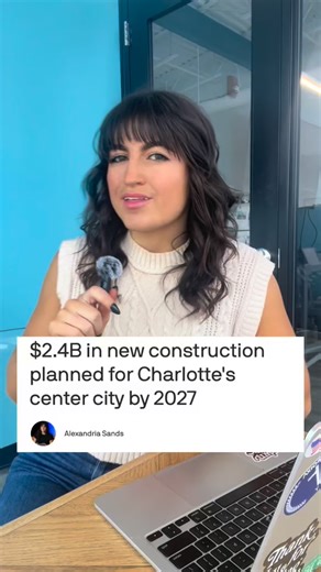 🏗️ DEV PIPELINE: Within the next few years, Charlotte’s urban core will get another: 🗝️ 4,866 apartments 💼 1,246,000 square feet of office space 🏨 1,501 hotel rooms 🛍️ 257,045 square feet of retail 🏢 $2B of reinvestments in aging buildings 🧐 REALITY CHECK: The development pipeline, at $4.4 billion, is actually small compared to the last couple of years in Charlotte. Construction of apartments and offices has slowed significantly due to economic headwinds and lagging demand. 🔗 Click the l