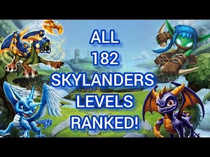 ALL 182 Skylanders Levels RANKED!!! | Skylanders 10th Anniversary Special