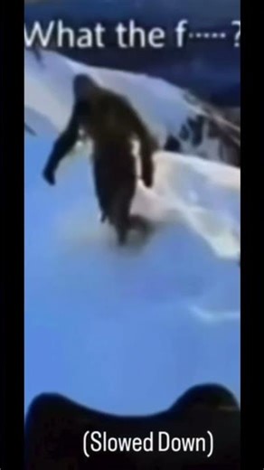 Snow creature #abominationrealm #horror ￼