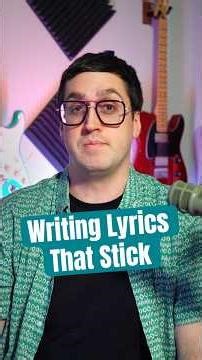 The Secret to Writing Lyrics People Remember #songwriting #Shorts #musicproduction