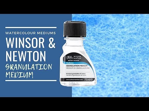 Using Winsor & Newton Granulation Medium with Watercolour Paint