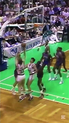 Larry Bird's amazing steal Celtics vs Pistons 1987 East finals #nba #nbafinals #celtics