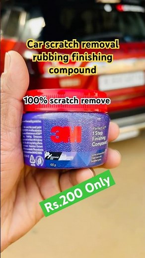 Car scratch removal and finish rubbing compound 💯work #car #scratch #remove #rubbing #police